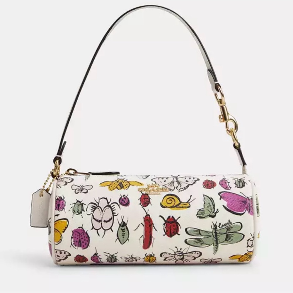COACH Nolita Barrel Bag With Creature Print CR831